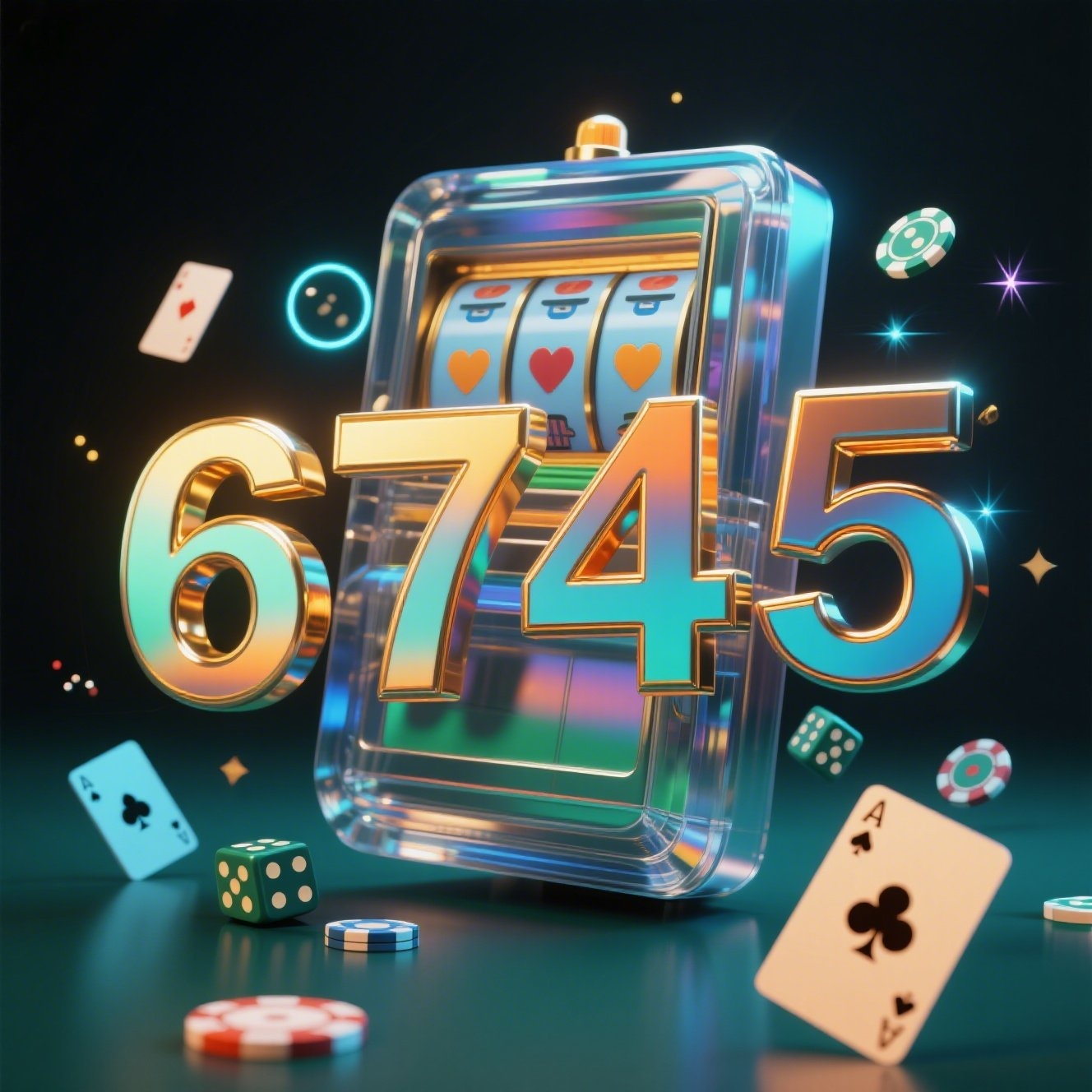 6745